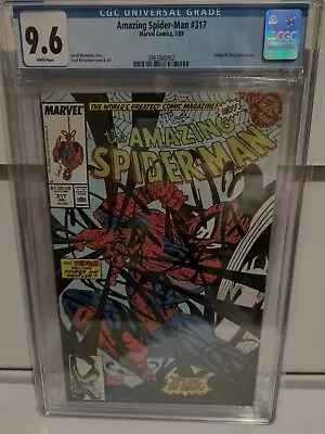 Buy Amazing Spider-man #317 Cgc 9.6 White Pages Marvel Comics 1989  • 92£