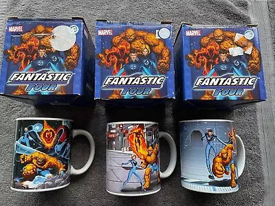Buy Marvel Fantastic Four - 3 Mugs By Russ Berrie & Co 2005 • 6£