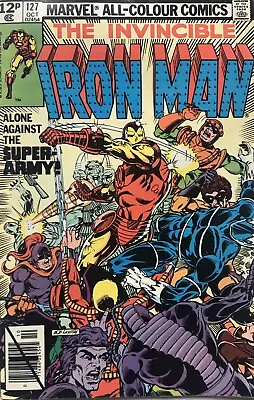 Buy Iron Man #127 VF Oct 1979 Alone Against The Super Army Great Bronze Age Title • 9.99£