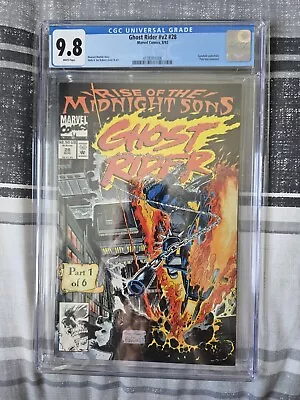 Buy Ghost Rider V2 #28 Cgc9.8 WP  First Cameo Appearance Of The Midnight Suns. • 85£