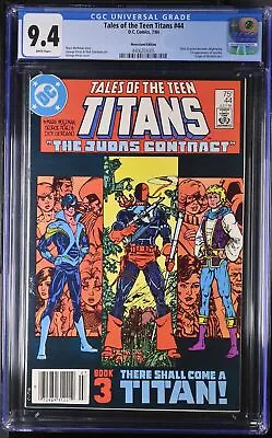 Buy Tales Of The Teen Titans #44 CGC 9.4 (NM) First Nightwing Key Newsstand • 104.45£