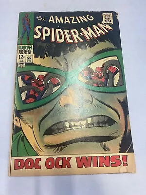Buy Amazing Spider-Man 55 December 1967 Marvel Comics Doc Ock Wins! Complete Book • 43.68£
