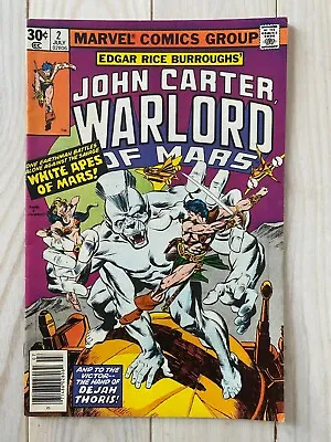 Buy Marvel JOHN CARTER WARLORD OF MARS #2 (1977) Very Good Bagged And Boarded!! • 3.98£