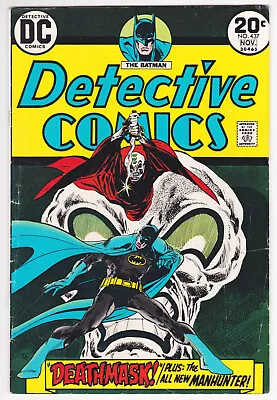 Buy Detective Comics #437 Very Good-Fine 5.0 Batman New Manhunter Begins 1973 • 11.82£