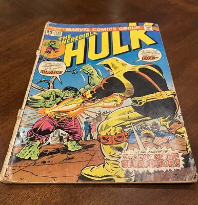 Buy The Incredible Hulk Comic Book #186 Apr. 1975 RARE • 27.71£