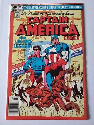 Buy Captain America # 255 The Living Legend John Byrne 40th Anniversary Fn • 19.19£
