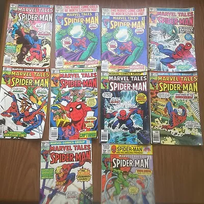 Buy Marvel Tales Spider-Man Comics Lot Of 10 116-134 Run 116 119 122 126 127 128 129 • 19.99£