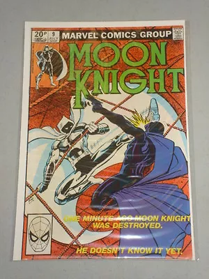 Buy Moon Knight #9 Vol 1 Marvel Sienkiewicz Art July 1982 • 5.99£