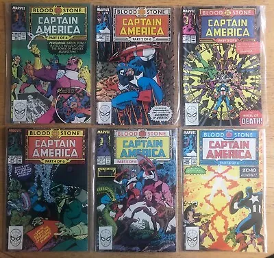 Buy Captain America #357-362 The Blood Stone Hunt 1-6 NM+ • 73.95£