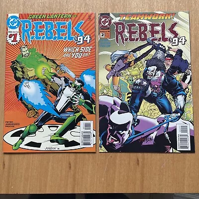 Buy REBELS 94 # 1  And # 2 GREEN LANTERN D.C COMICS~ 1994 • 0.99£
