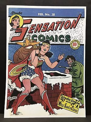 Buy Sensational Comics #38 Wonder Woman COVER DC Poster Print 10x14 Harry G Peter • 15.24£