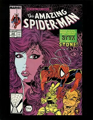 Buy Amazing Spider-Man #309 VFNM McFarlane 1st & Origin Styx & Stone Mary Jane • 11.86£