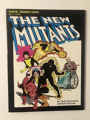 Buy Marvel Graphic Novel #4 The First Appearance Of The New Mutants First Print Key • 56.03£