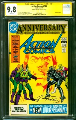 Buy Superman Action Comics 544 CGC 9.8 SS George Perez 6/1983 1st New Luthor Armor • 719.56£