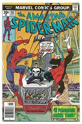 Buy The AMAZING SPIDER-MAN #162 MARVEL COMIC BOOK Nightcrawler Punisher 1st Jigsaw • 64.33£
