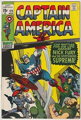 Buy Captain America #123    (Marvel Comics 1968)   VFN • 29.95£