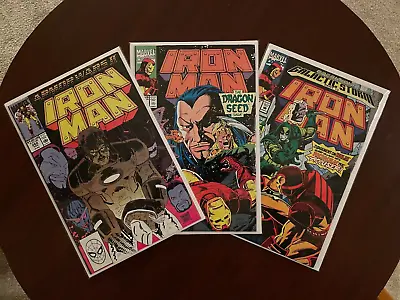 Buy (Lot Of 3 Comics) Iron Man #262 #272 & #279 (Marvel 1990-92) Mandarin Copper Age • 7.48£