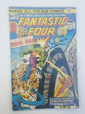 Buy Fantastic Four #167. (Marvel Comics 1976) VG+ Condition Bronze Age Classic. Hulk • 0.99£