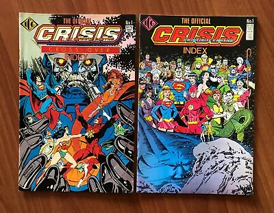 Buy 1985 Crisis On Infinite Earths #1 Index / Cross Over George Perez ICG Comics USA • 11.95£