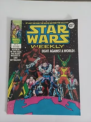 Buy MARVEL Star Wars Weekly Issue #16   UK - May 1978 - Bronze Age Comic - Rare • 19.99£