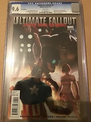 Buy Ultimate Fallout #1: CGC 9.6, Rare 1:25 Djurdjevic Variant, WHITE Pages • 250£