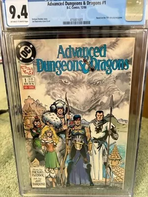 Buy ADVANCED DUNGEONS & DRAGONS 1  CGC 9.4 NM  1988  DC  1st Comic Based On D&D TSR • 70.70£