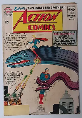 Buy Action Comics #303 (1963) Superman & Supergirl Stories ~vg+(4.5) Red Kryptonite! • 16.19£