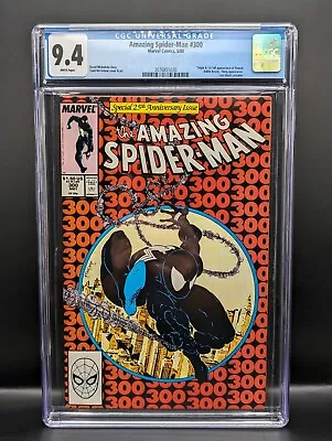 Buy Amazing Spider-man #300 Cgc Graded 9.4 Marvel Comics 1988 First Venom • 553.43£