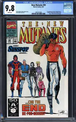 Buy New Mutants #99 Cgc 9.8 White Pages // 1st Appearance Of Feral 1991 • 79.67£