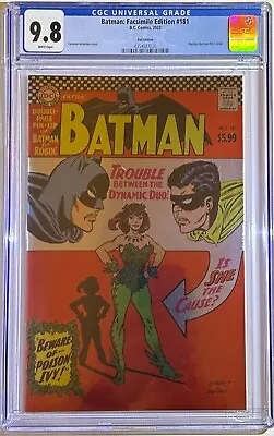 Buy Batman Facsimile Edition #181 - 2023 - Foil Edition Cover - CGC 9.8 • 50£