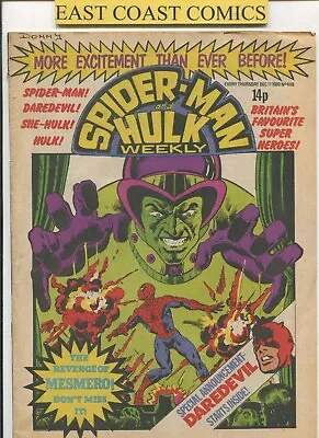Buy Spider-man And Hulk Weekly #406 - Marvel Uk 1980 • 2£