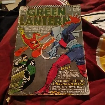 Buy GREEN LANTERN 43 DC Comics 1ST APPEARANCE MAJOR DISASTER FLASH CAROL FERRIS 1966 • 20.78£