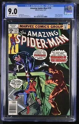 Buy Amazing Spider-Man 175 CGC 9.0  Death  Of Hitman. Punisher App. 1977 • 39.52£