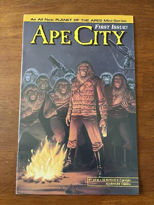 Buy Ape City # 1 Vf Adventure Comics 1990 Planet Of The Apes • 1.78£