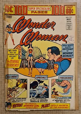 Buy Dc Comics. Wonder Woman #211 May 1974  100 Page Spectacular • 9.99£