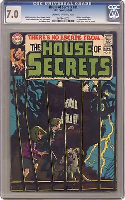 Buy House Of Secrets #81 CGC 7.0 1969 1074448009 1st App. Abel • 266.88£