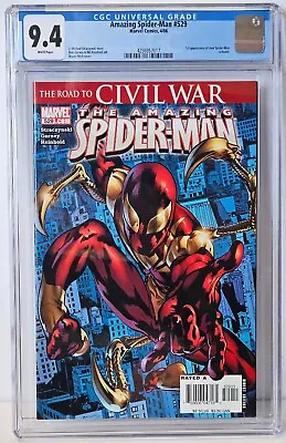 Buy CGC 9.4 Amazing Spider-Man #529 1st Iron Spider Suit Costume 1st Print 2006 • 66.49£