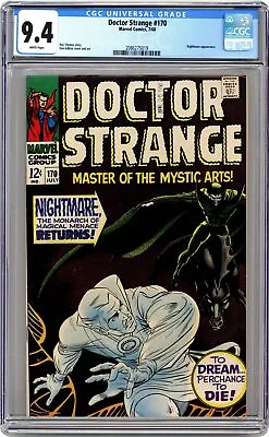 Buy Doctor Strange #170 CGC 9.4 1968 2086275019 • 366.76£