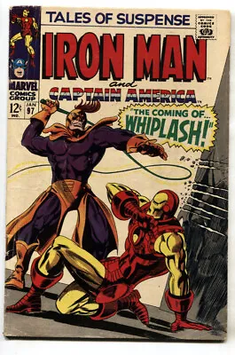 Buy TALES OF SUSPENSE #97 Comic Book 1968-IRON MAN-1st WHIPLASH • 38.65£