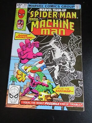 Buy Marvel Team-Up # 99 Nov 1980 MACHINE MAN  Very Fine ( VF ) Pence Copy . • 4.50£