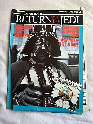 Buy Star Wars - Return Of The Jedi Comic - Issue 8th December 1984 No 77 • 4£