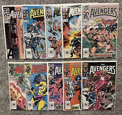 Buy The Avengers Comic Bundle (Vol 1) 10 Vintage Books - Issues Between #255-#268 • 17.50£