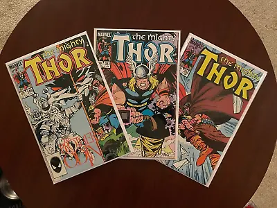 Buy (Lot Of 3 Comics) Thor #349 #351 #355 (Marvel 1984-85) Walt Simonson Copper Age • 9.09£