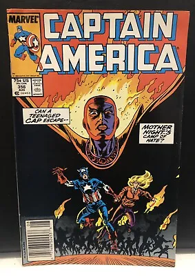 Buy Captain America #356 Comic , Marvel Comics Newsstand 1st App Mother Night • 4.58£