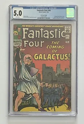 Buy Fantastic Four #48. March 1966. Marvel. 5.0 Cgc. 1st Silver Surfer & Galactus! • 1,600£
