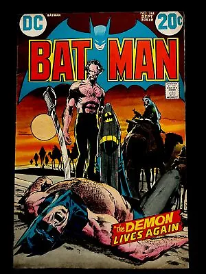 Buy Batman #244. Sep '72. Dc.. Neal Adams Cover! Ra's Al Ghul! • 98.55£