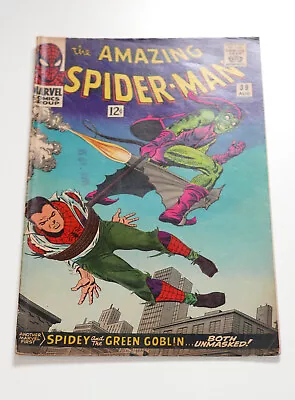 Buy AMAZING SPIDER-MAN #39 Romita Art Begins Green Goblin Revealed Norman Osborn • 213.46£