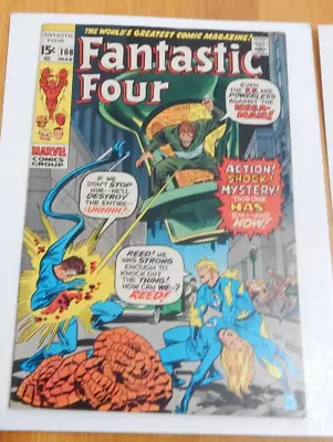 Buy Fantastic Four #108 NM 1st Appearance Nega-Man! Cameo Annihilus! Marvel • 59.30£