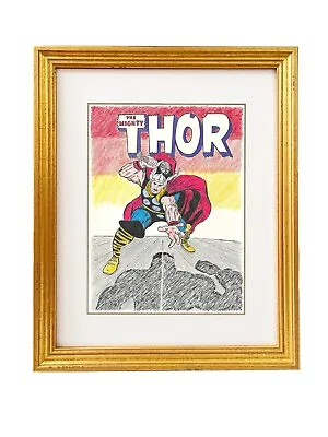 Buy Thor Journey Into Mystery #125 Comic Book Cover Recreation Original Art Framed • 200.92£