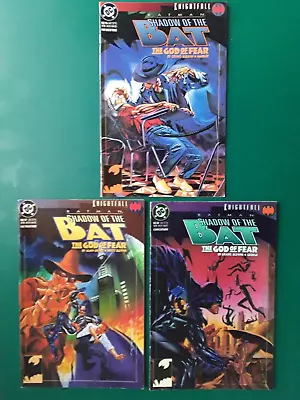 Buy Batman Shadow Of The Bat 16, 17, 18 ( The God Of Fear Part 1-3 Knightfall ) 1993 • 4.50£